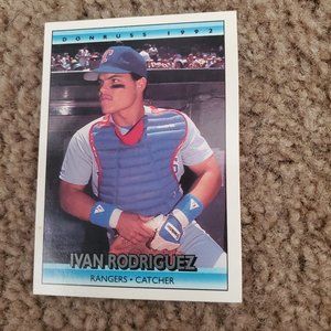 Ivan Rodriguez Baseball card